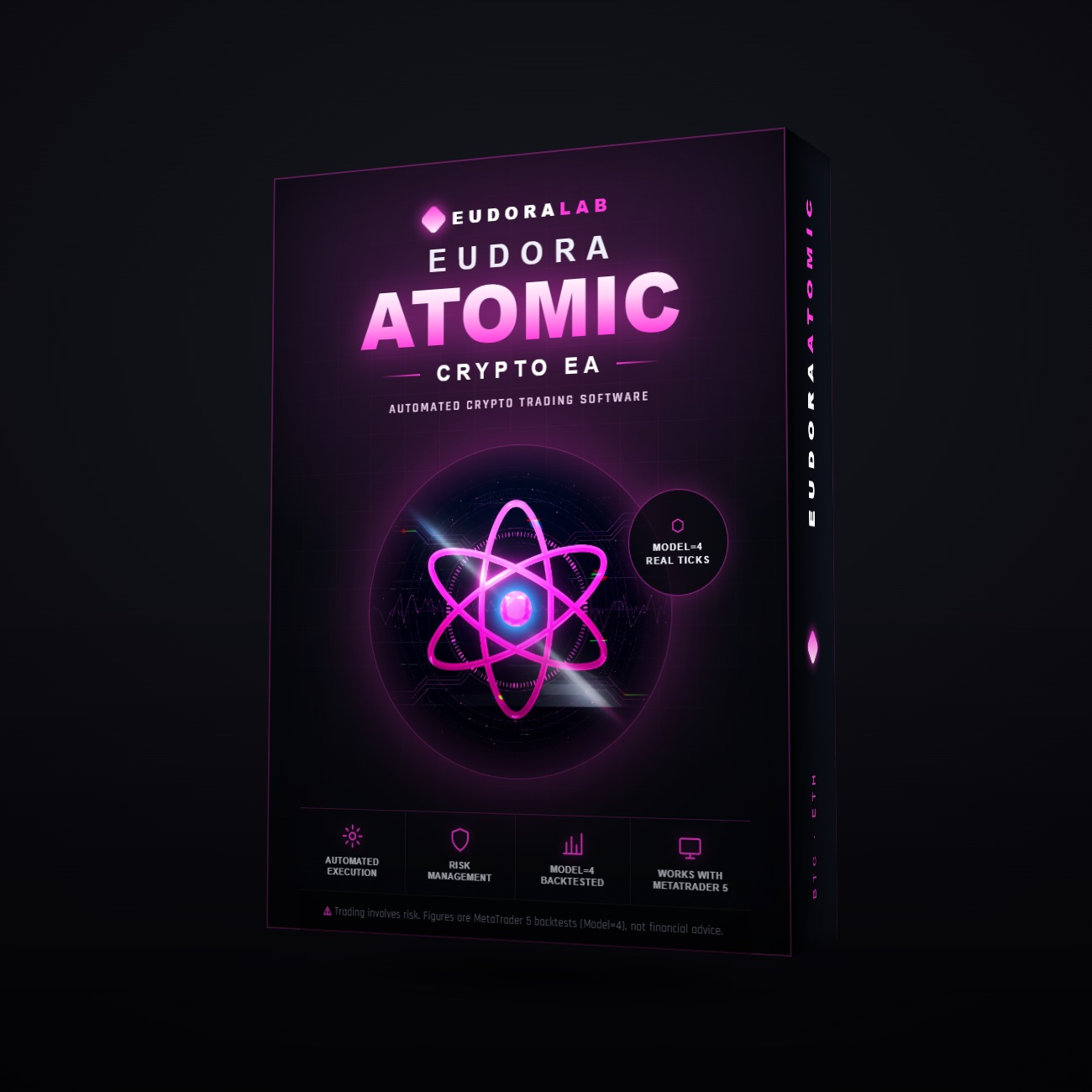 EudoraAtomic box — BTCUSD ETHUSD crypto expert advisor for MetaTrader 5